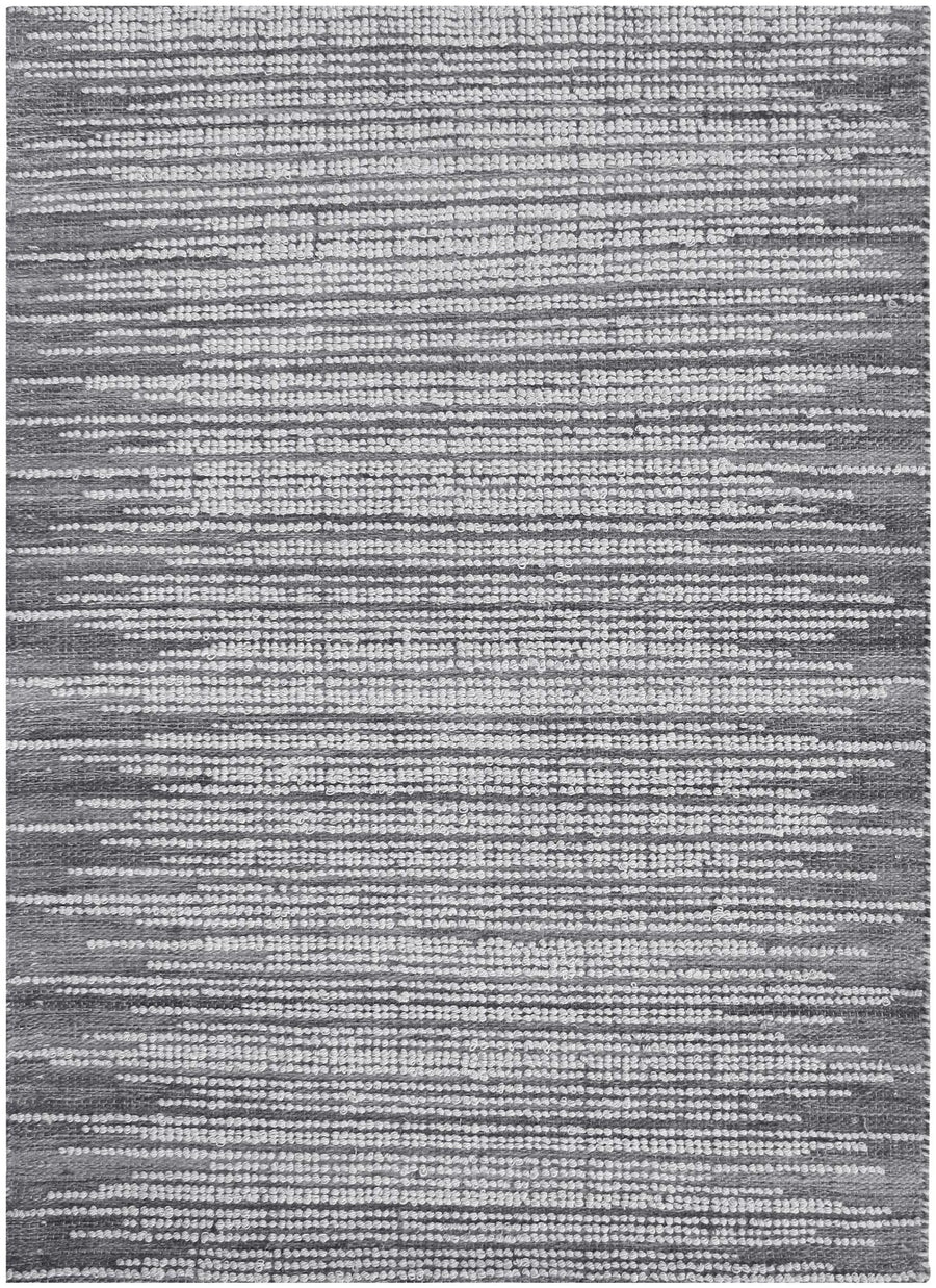 LIDA UNDYED GREY WOOL RUG