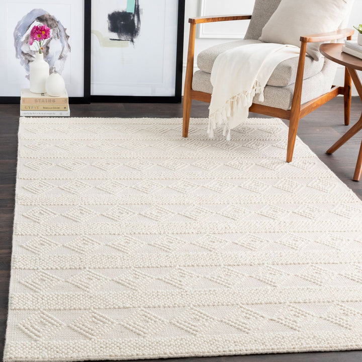 LINA TEXTURED WOOL FLAT RUG