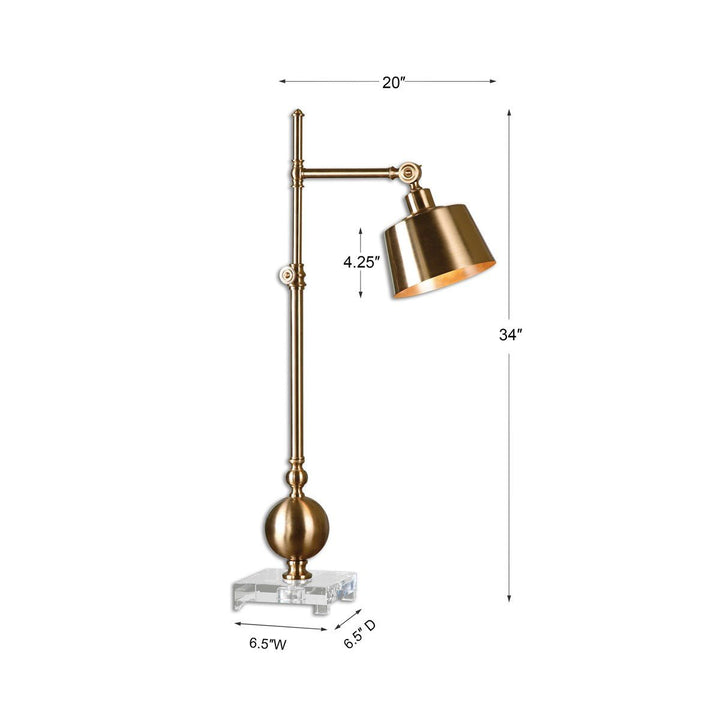 LITCHFIELD BRASS TASK LAMP