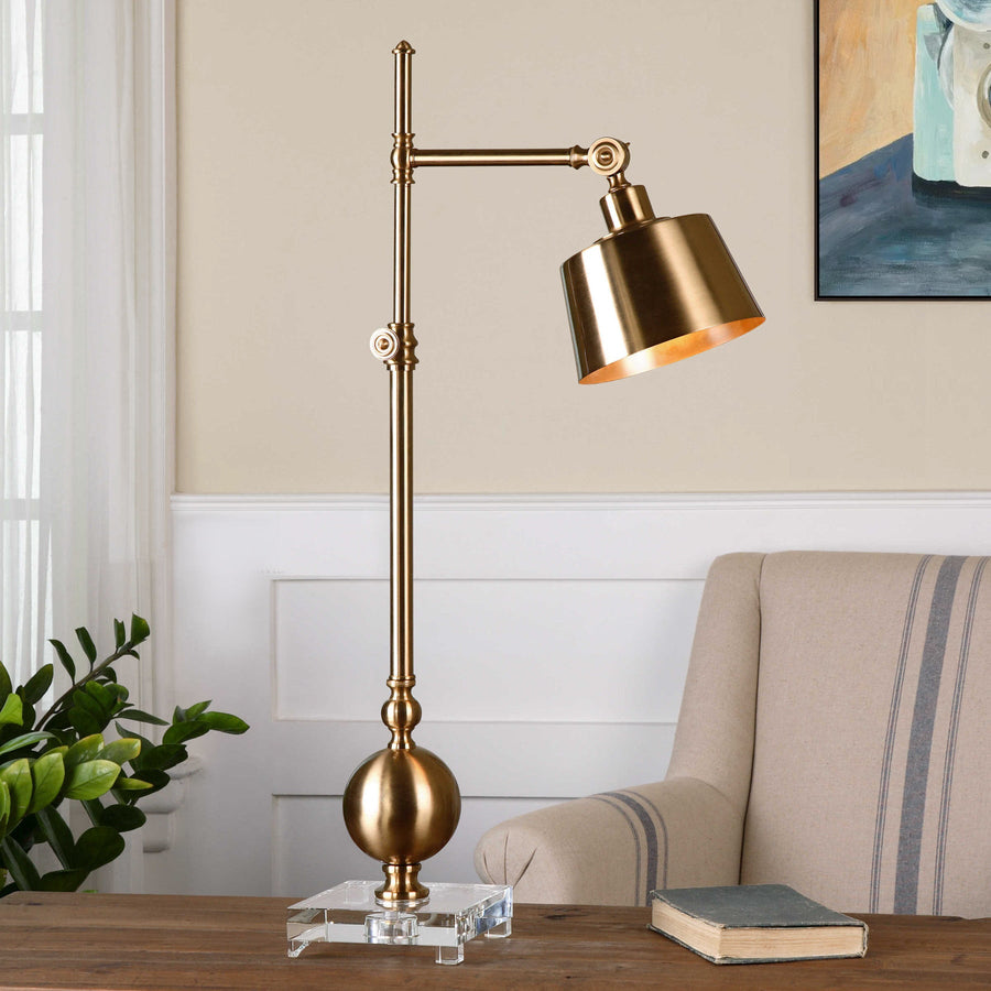 LITCHFIELD BRASS TASK LAMP