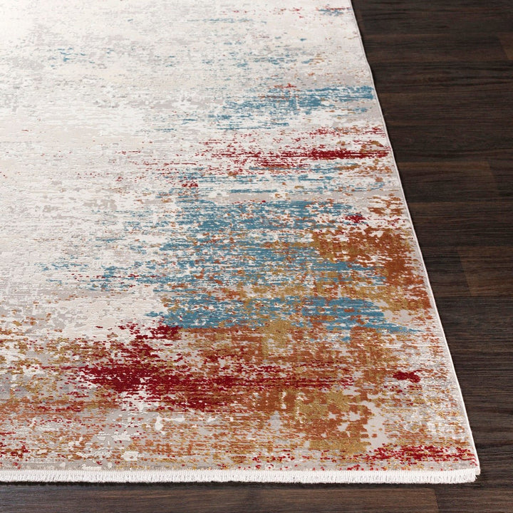 LUNA ORANGE MULTI TEXTURED VISCOSE RUG