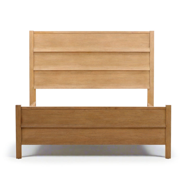 MARGAUX NATURAL OAK PANEL BED