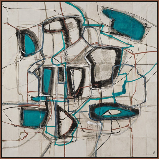 "MASSES AND GAPS" CANVAS ART