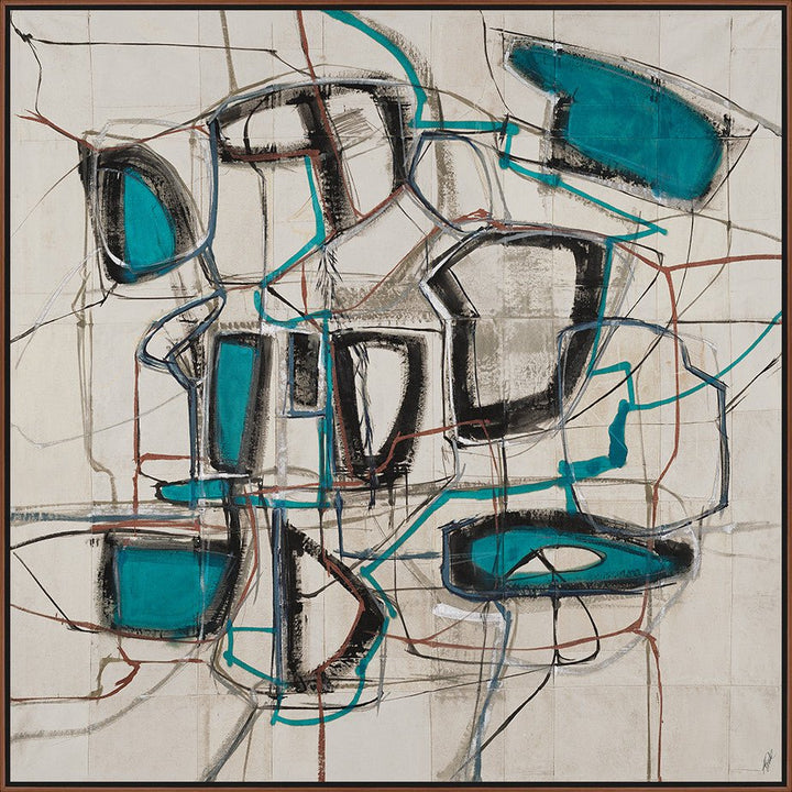 "MASSES AND GAPS" CANVAS ART