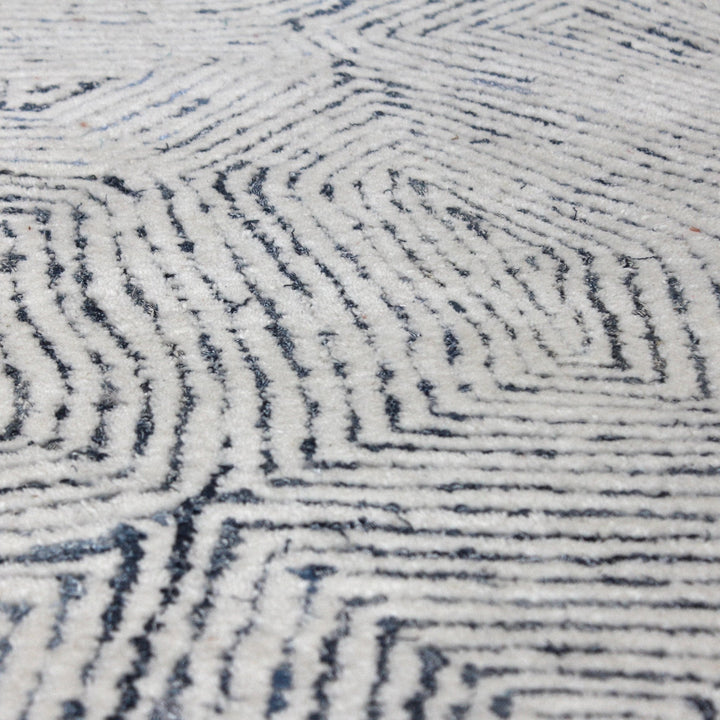 MAZE RECYCLED DENIM + WOOL RUG