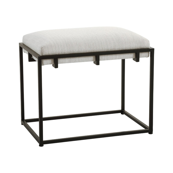 MECCA BLACK + WHITE SMALL BENCH
