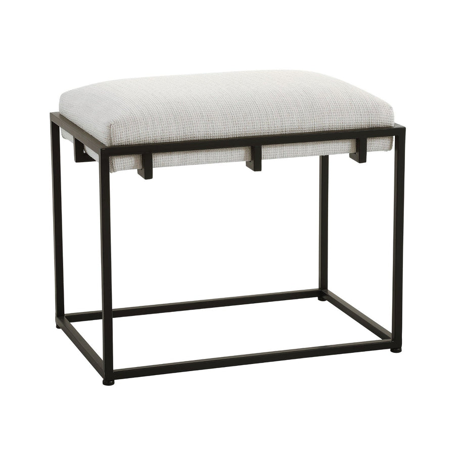 MECCA BLACK + WHITE SMALL BENCH