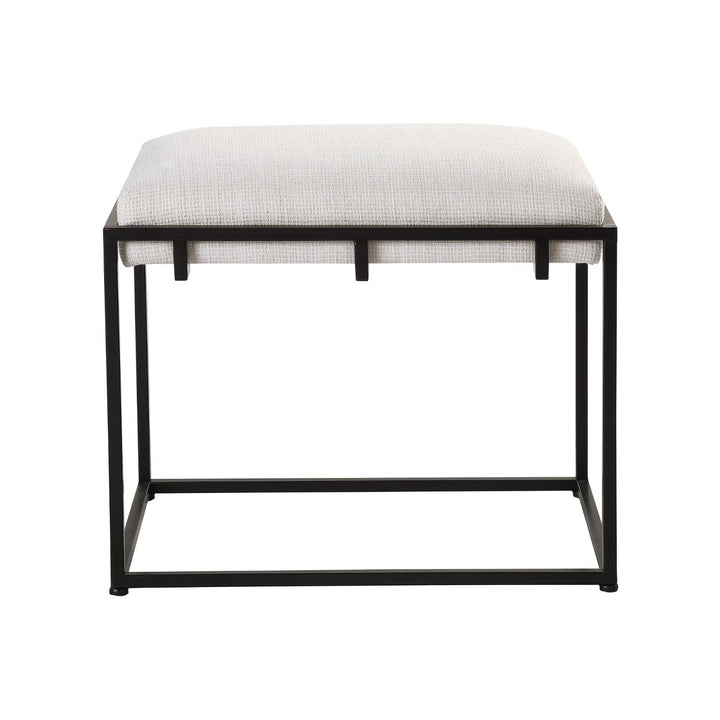 MECCA BLACK + WHITE SMALL BENCH