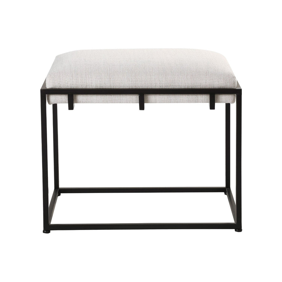 MECCA BLACK + WHITE SMALL BENCH