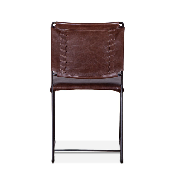 MELBOURNE LEATHER DINING CHAIR