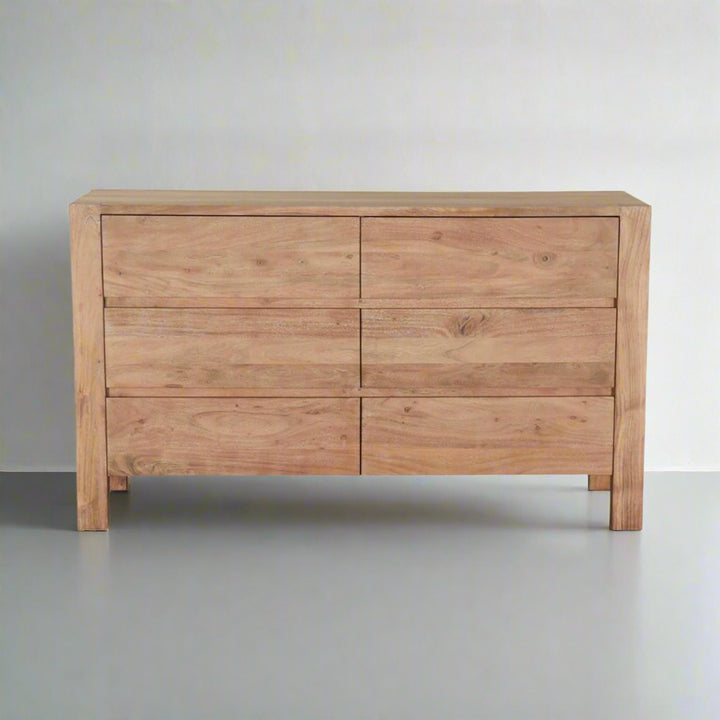 MESA BRUSHED ACACIA WOOD DRESSER