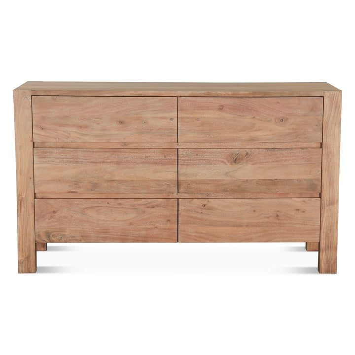 MESA BRUSHED ACACIA WOOD DRESSER