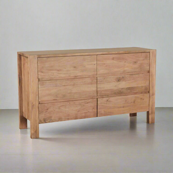 MESA BRUSHED ACACIA WOOD DRESSER