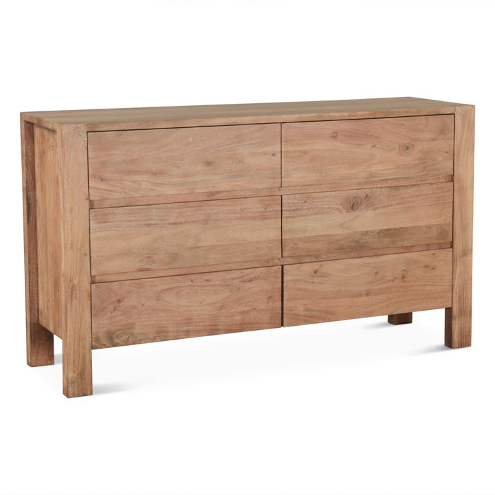 MESA BRUSHED ACACIA WOOD DRESSER