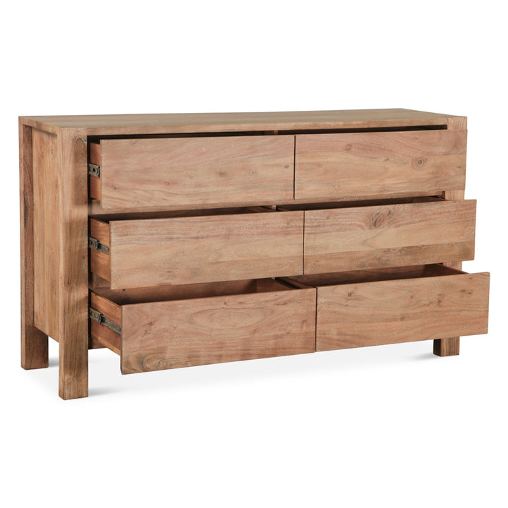 MESA BRUSHED ACACIA WOOD DRESSER