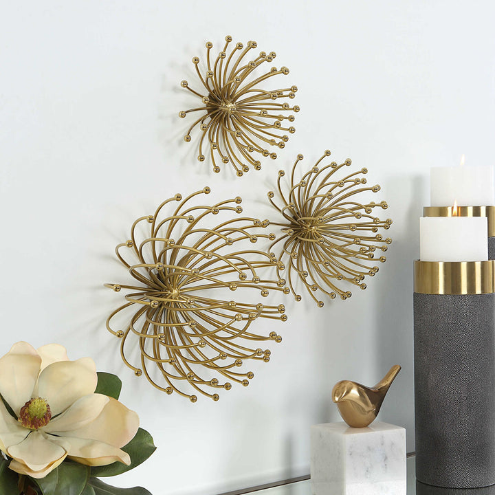 MOD BLOOMS METAL WALL DECOR | SET OF 3