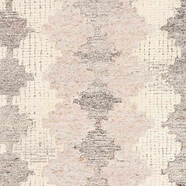 MONTY WOOL + VISCOSE RUG: KHAKI