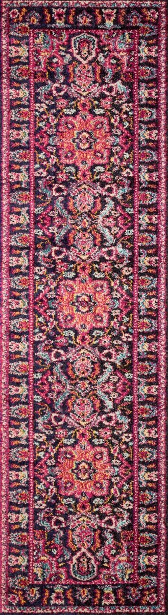 NADEZKA RUG: PINK, MIDNIGHT