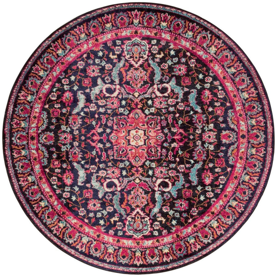 NADEZKA RUG: PINK, MIDNIGHT