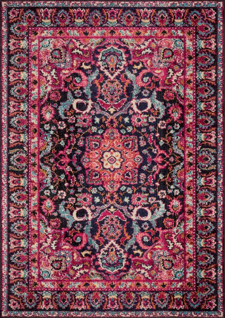 NADEZKA RUG: PINK, MIDNIGHT