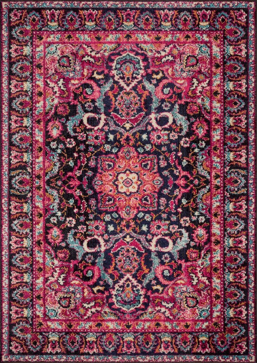 NADEZKA RUG: PINK, MIDNIGHT