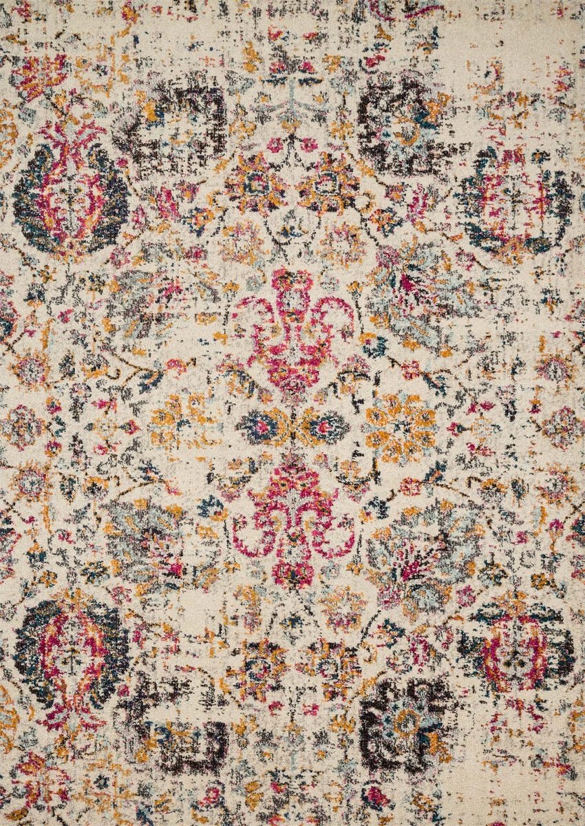 NADIA RUG: IVORY, MULTI