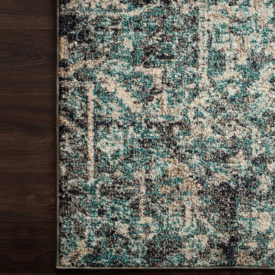 NAJMA RUG: SLATE BLUE, SMOKE