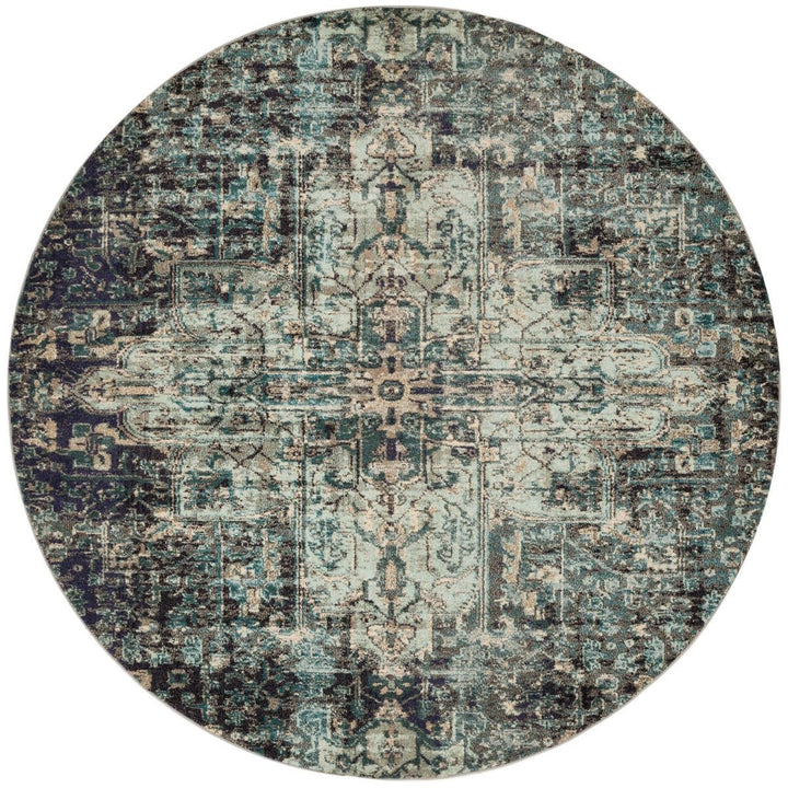NAJMA RUG: SLATE BLUE, SMOKE