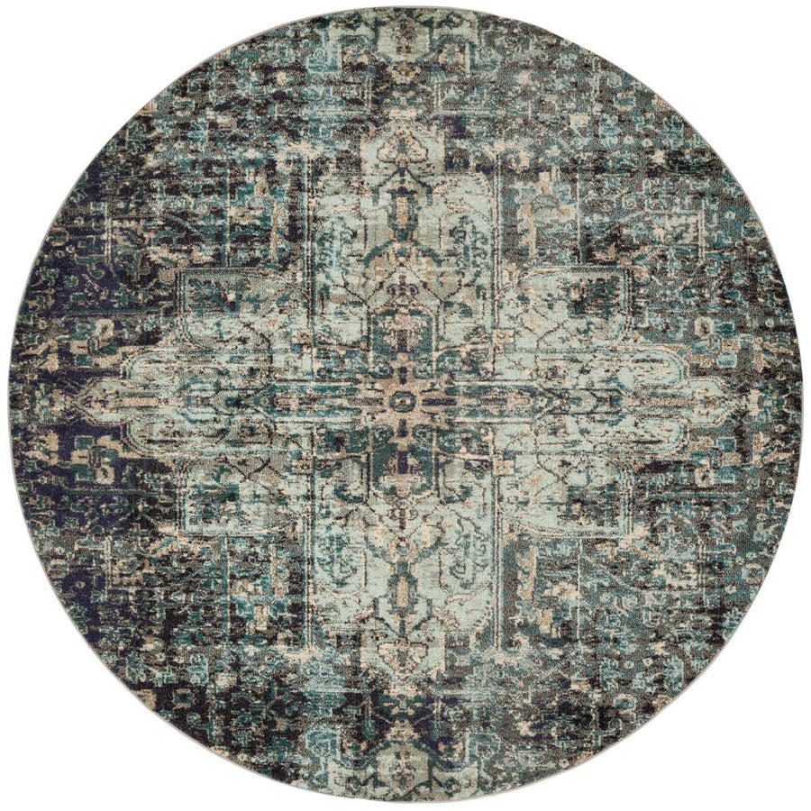 NAJMA RUG: SLATE BLUE, SMOKE