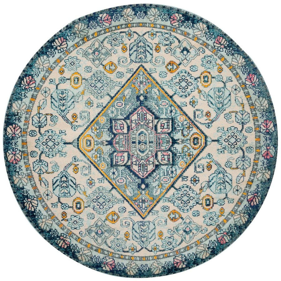 NATALYA RUG: AQUA, INDIGO