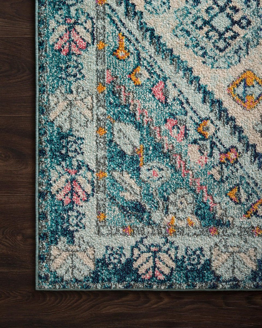 NATALYA RUG: AQUA, INDIGO