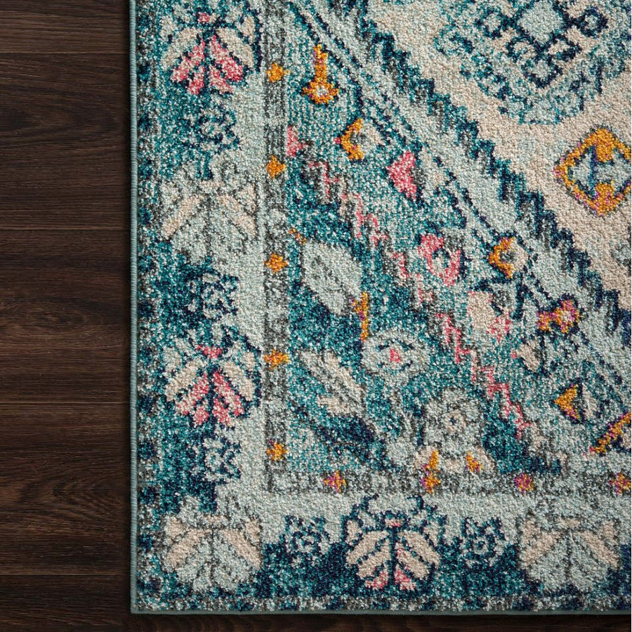 NATALYA RUG: AQUA, INDIGO