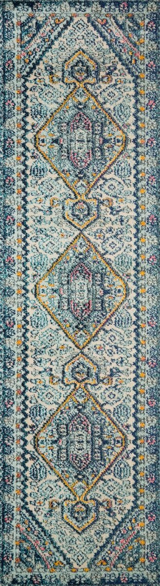 NATALYA RUG: AQUA, INDIGO