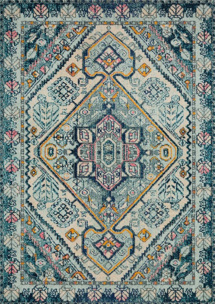 NATALYA RUG: AQUA, INDIGO