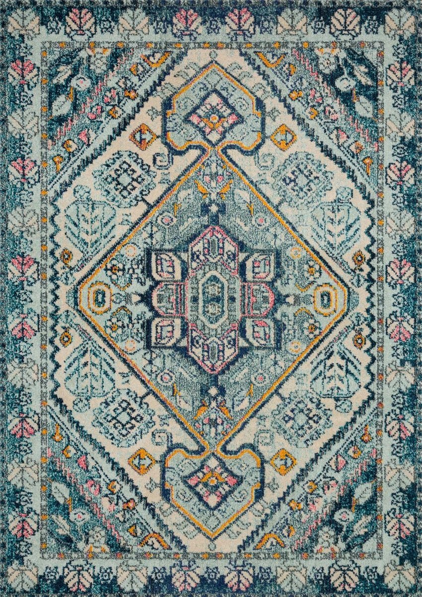 NATALYA RUG: AQUA, INDIGO