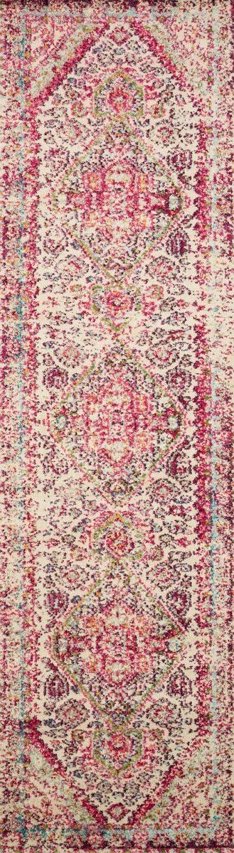 NATALYA RUG: PLUM, AQUA MULTI