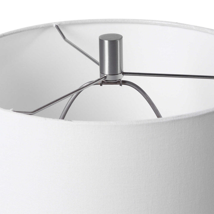 NATASHA GRAY + WHITE OMBRE TABLE LAMP