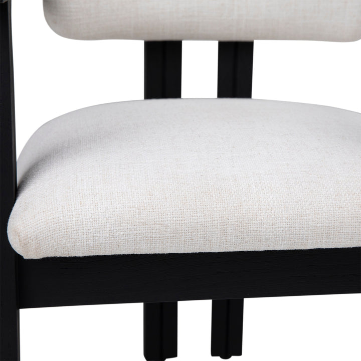 NATHANIEL DINING CHAIR: BLACK