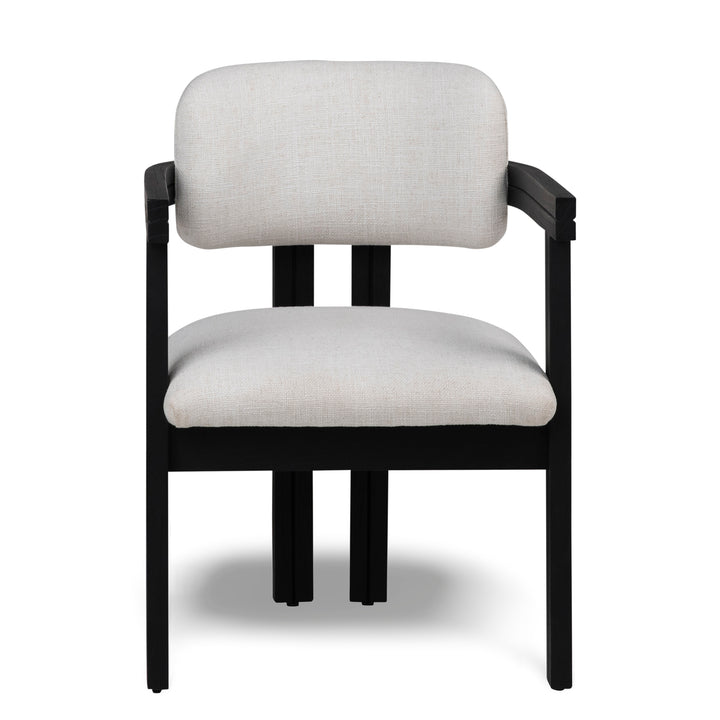 NATHANIEL DINING CHAIR: BLACK
