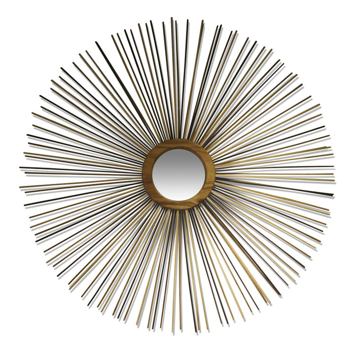 NATURALS SOLID CHAMCHA STICK FIREWORK MIRROR WITH FRAME