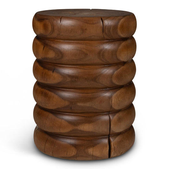 NATURALS SOLID CHAMCHA WOOD CHAIYA TALL ACCENT STOOL