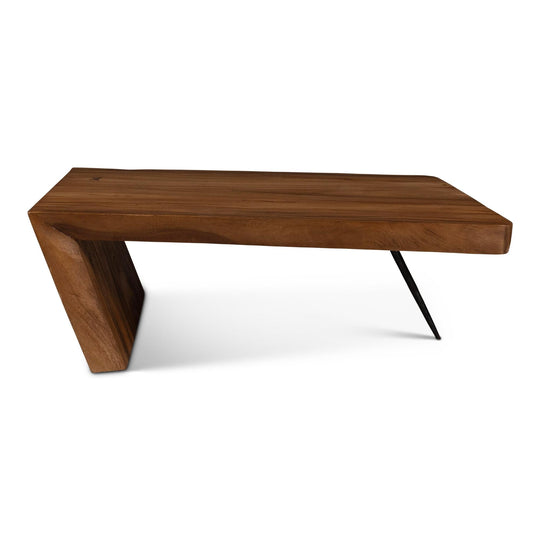 NATURALS SOLID CHAMCHA WOOD CHAKAN COFFEE TABLE