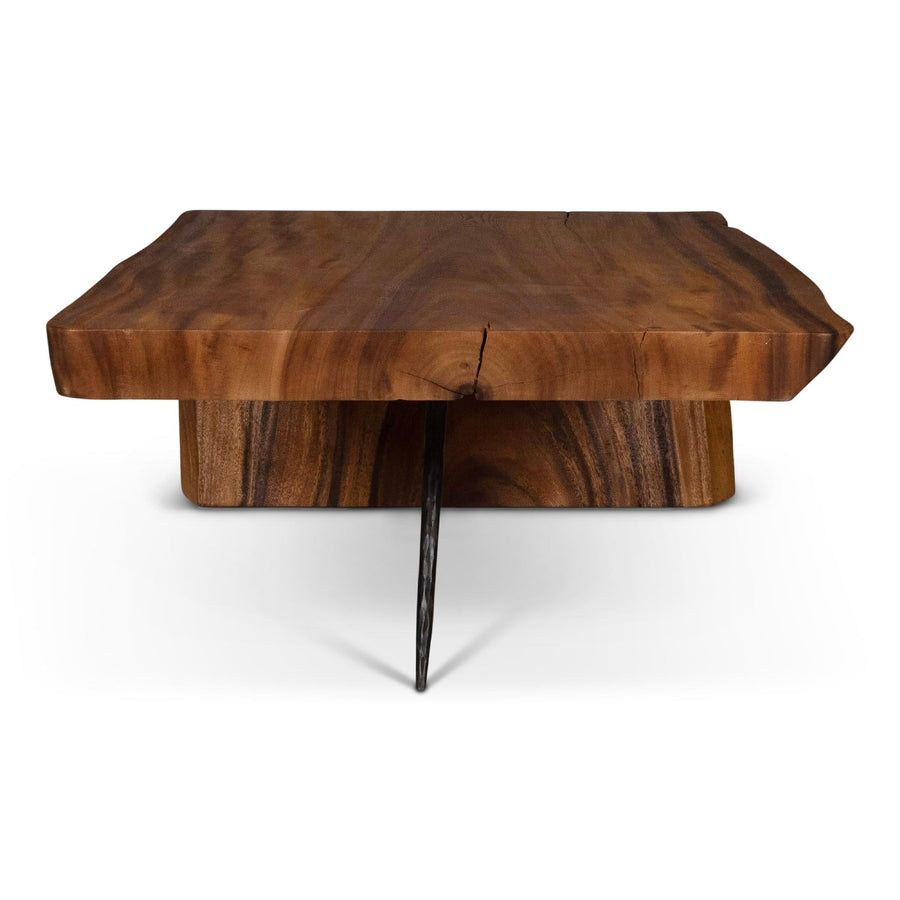 NATURALS SOLID CHAMCHA WOOD CHAKAN COFFEE TABLE