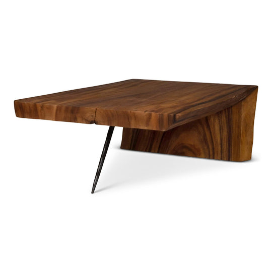 NATURALS SOLID CHAMCHA WOOD CHAKAN COFFEE TABLE