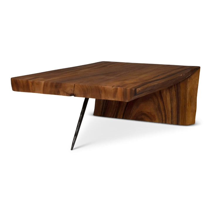 NATURALS SOLID CHAMCHA WOOD CHAKAN COFFEE TABLE