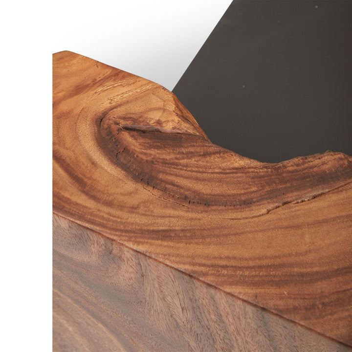 NATURALS SOLID CHAMCHA WOOD FORTIS CONSOLE TABLE