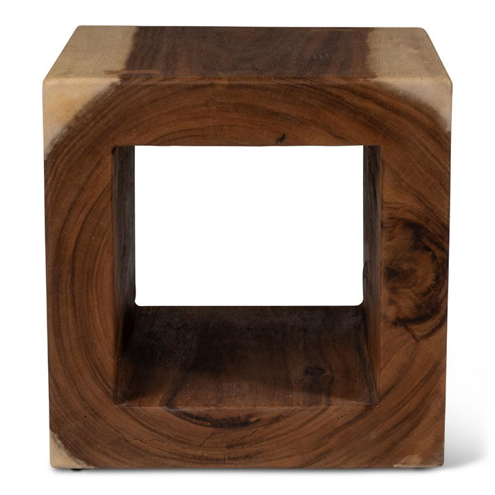 NATURALS SOLID CHAMCHA WOOD TAYIDA ACCENT STOOL