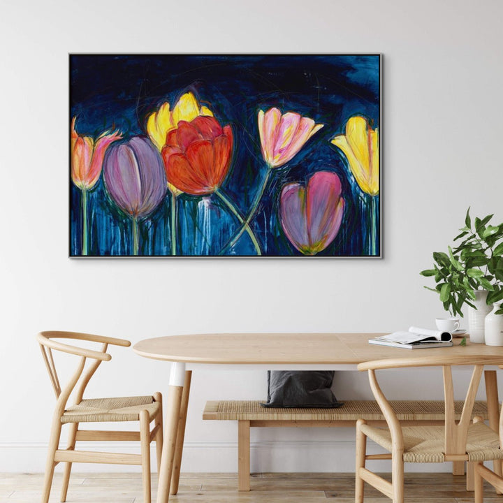 "NIGHT BLOOMERS" CANVAS ART