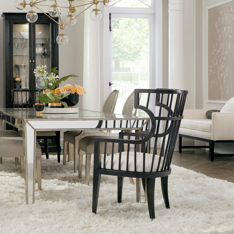 NOIR COUTURE HOST CHAIR