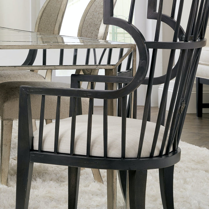 NOIR COUTURE HOST CHAIR